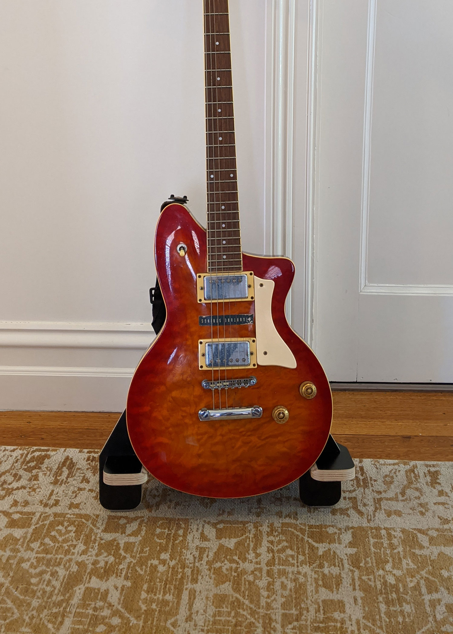 Black Electric Guitar Stand Jager Stands, Made In Melbourne