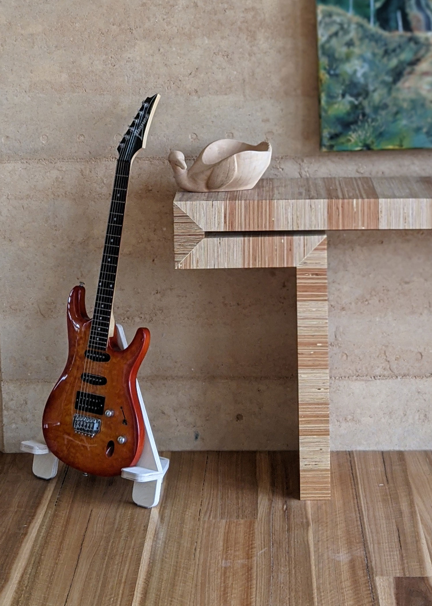 Birch Plywood Electric Guitar Stand Jager Stands, Made In Melbourne
