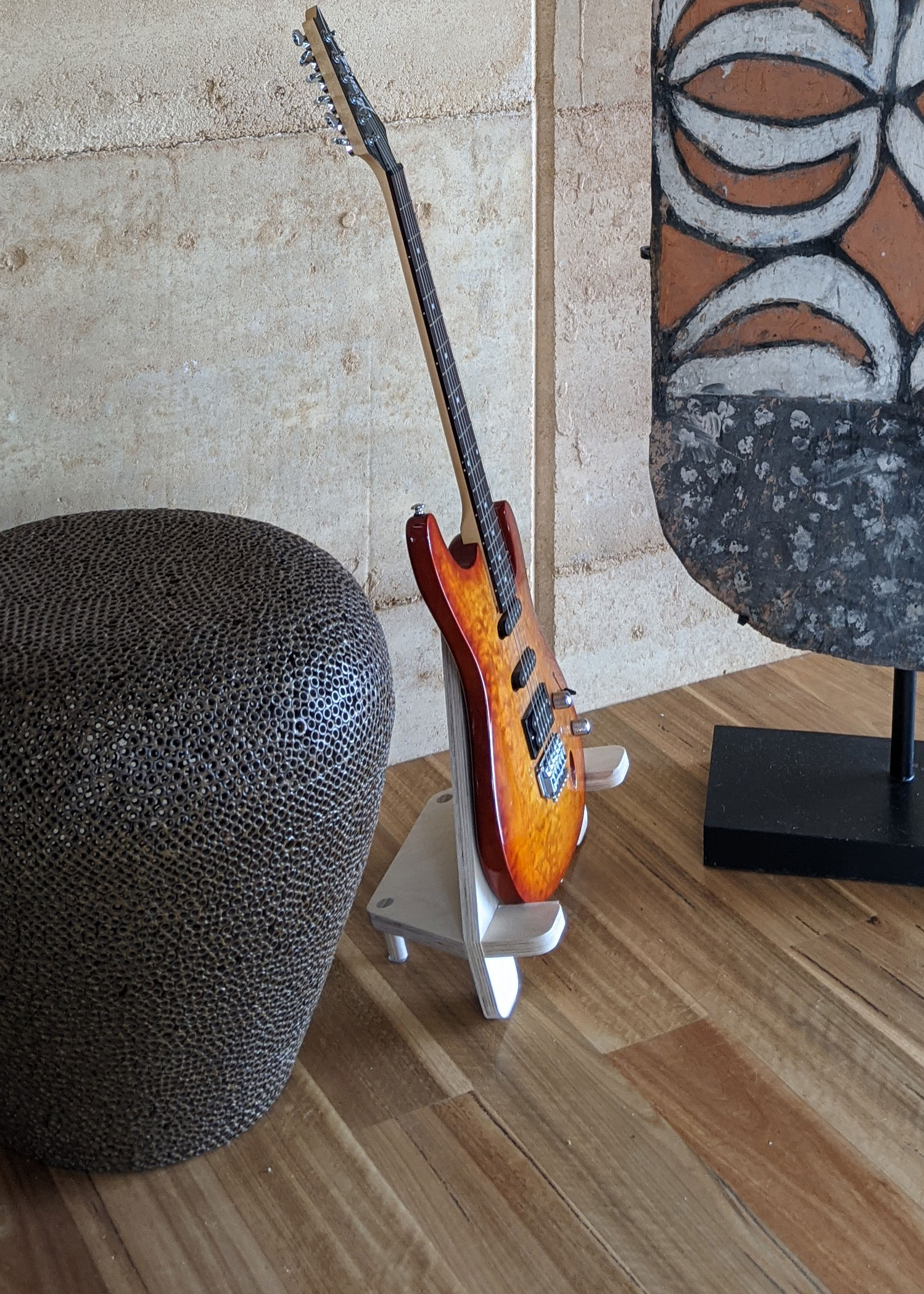 Birch Plywood Electric Guitar Stand Jager Stands, Made In Melbourne